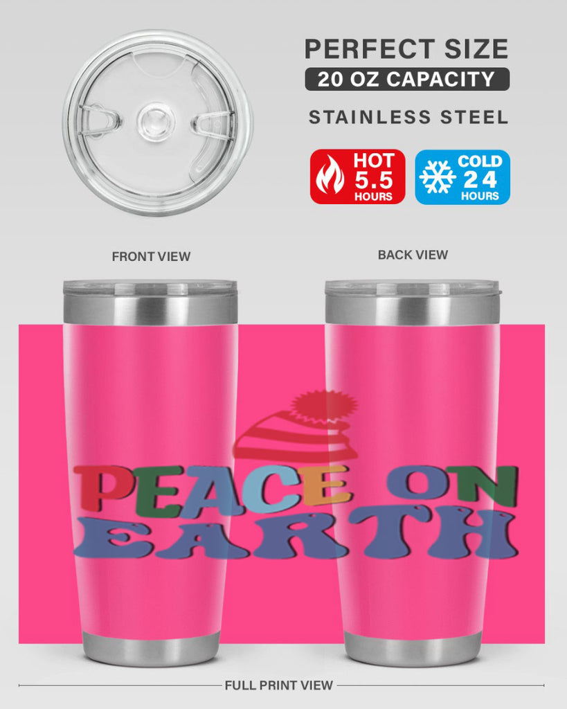 Peace on Earth 337#- winter- Tumbler