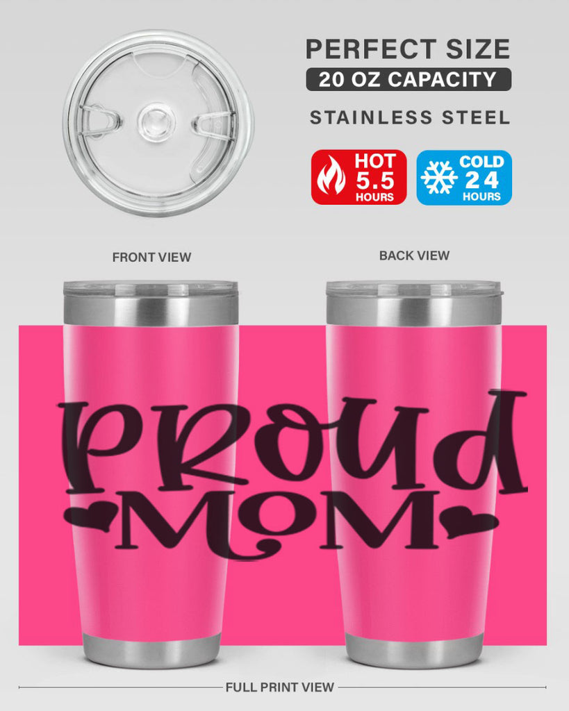 Proud Mom 2031#- baseball- Tumbler
