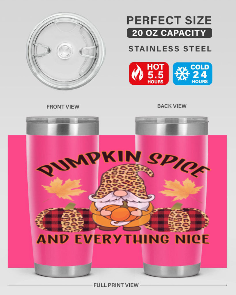 Pumpkin Spice and Everything Nice 534#- fall- Tumbler