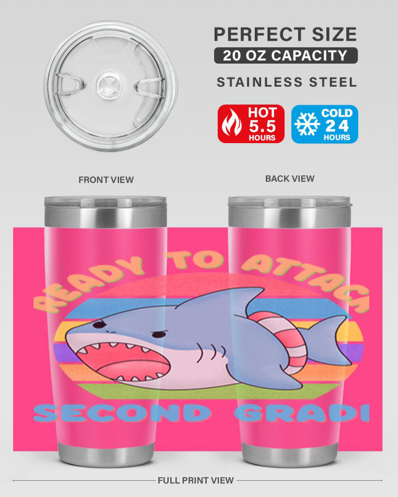 Ready to Attack 2nd Grade 19#- second grade- Tumbler