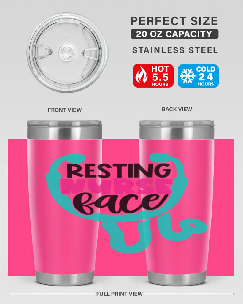 Resting Nurse Face Style Style 57#- nurse- tumbler
