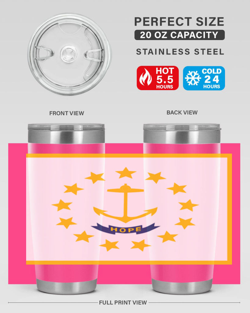 Rhode Island 13#- Us Flags- Tumbler