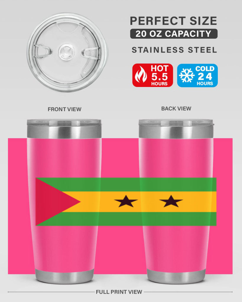 Sao Tome and Principe 47#- world flags- Tumbler