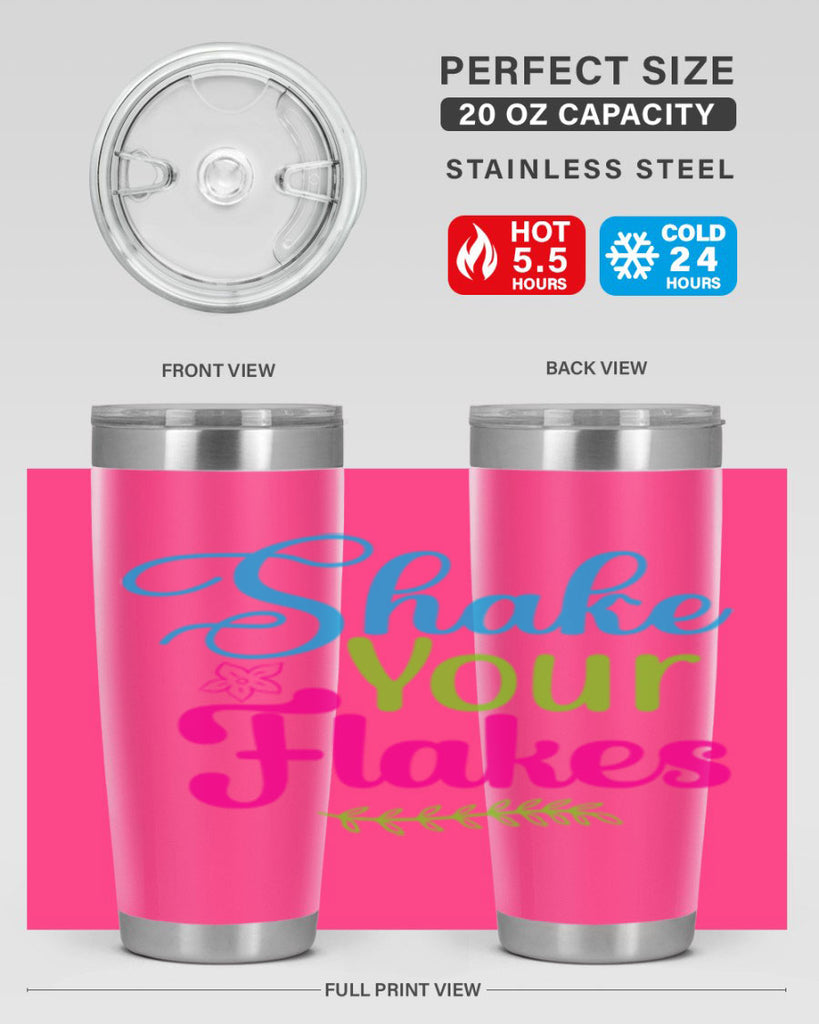 Shake Your Flakes 356#- winter- Tumbler