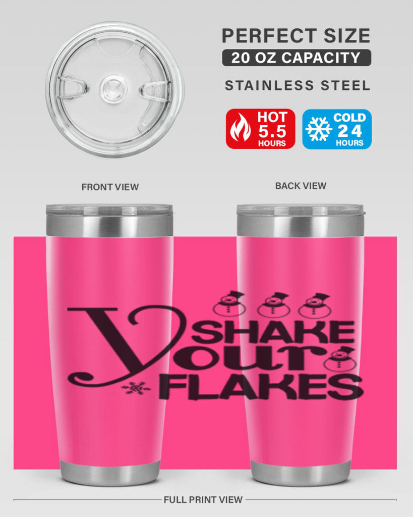 Shake Your Flakes 357#- winter- Tumbler