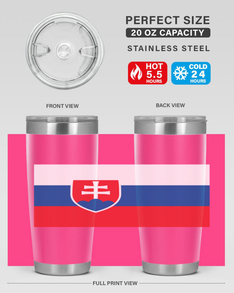 Slovakia 40#- world flags- Tumbler