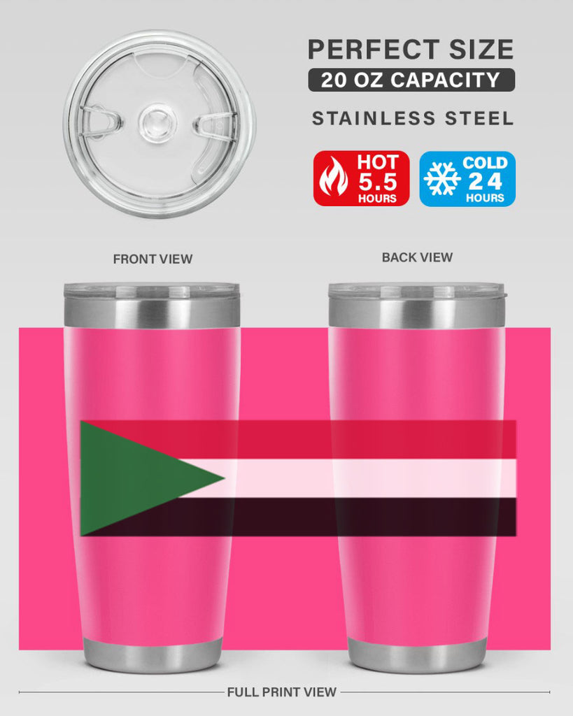 Sudan 31#- world flags- Tumbler