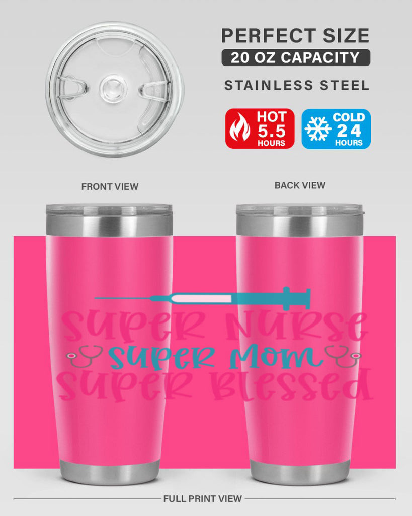 Super Nurse Super Mom Style Style 24#- nurse- tumbler
