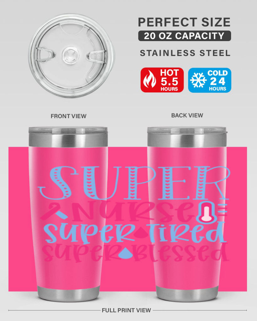 Super Nurse Super Tired Style Style 23#- nurse- tumbler