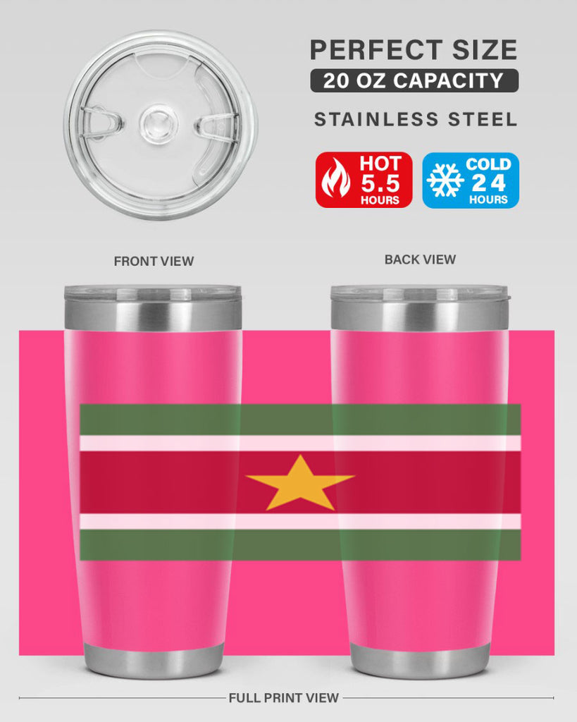 Suriname 30#- world flags- Tumbler