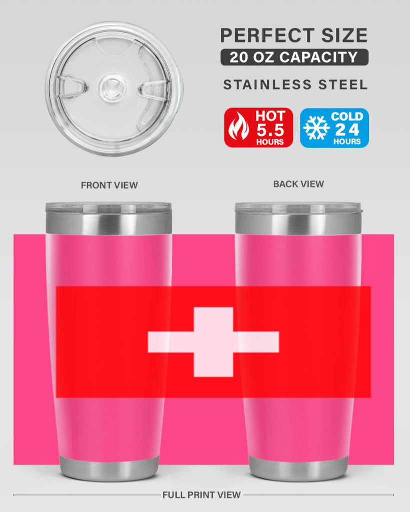 Switzerland 28#- world flags- Tumbler