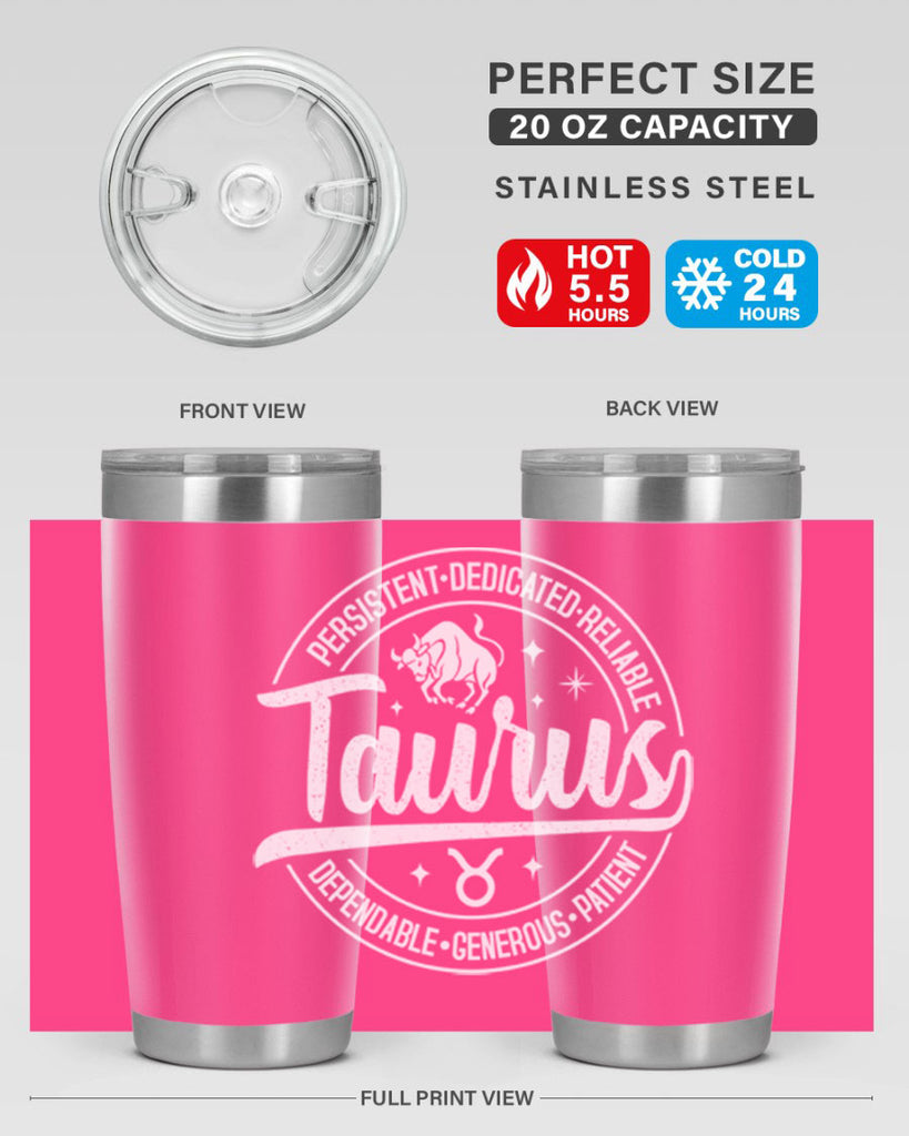 Taurus 495#- zodiac- Tumbler