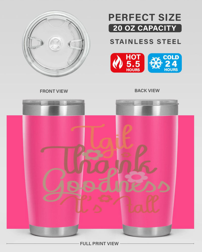 Tgif Thank Goodness Its Fall 596#- fall- Tumbler
