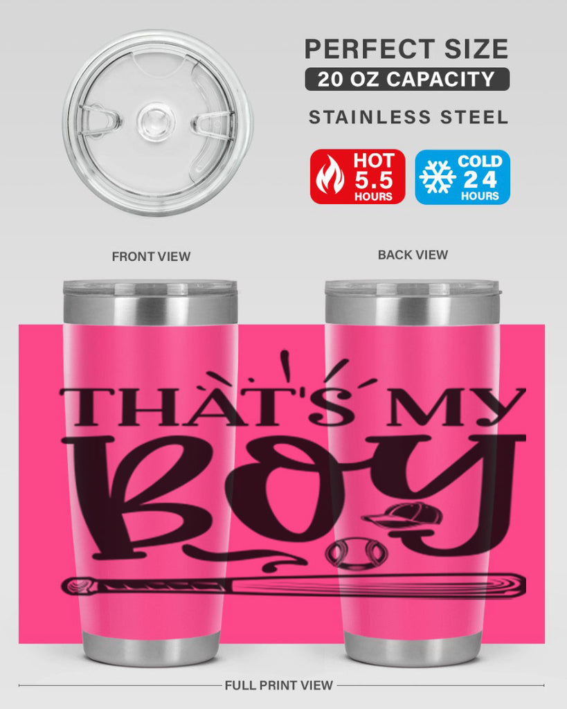 Thats My Boy 2028#- baseball- Tumbler