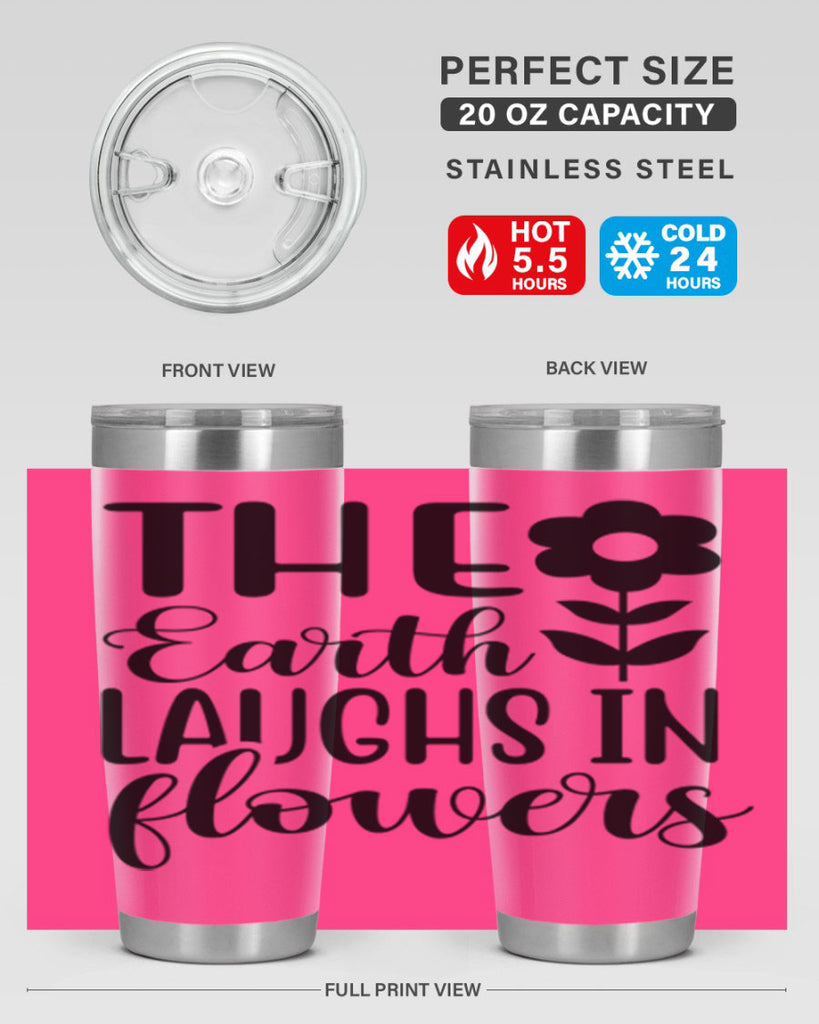 The earth laughs in flowers 548#- spring- Tumbler