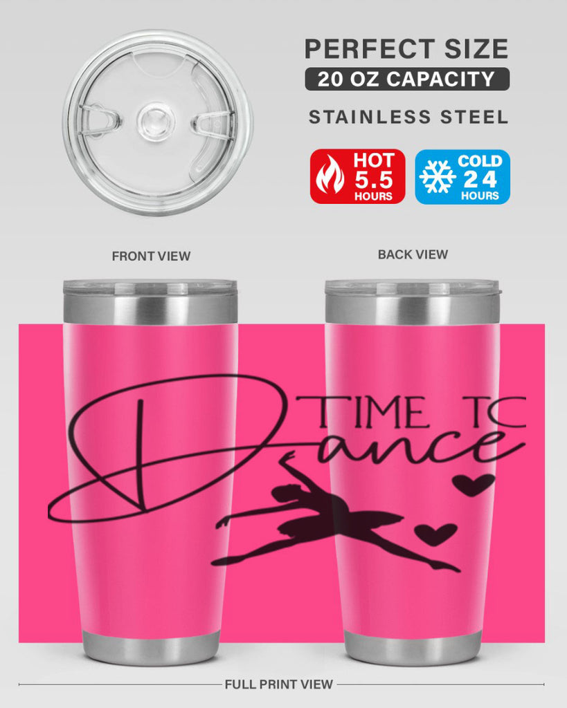 Time to Dance 85#- ballet- Tumbler