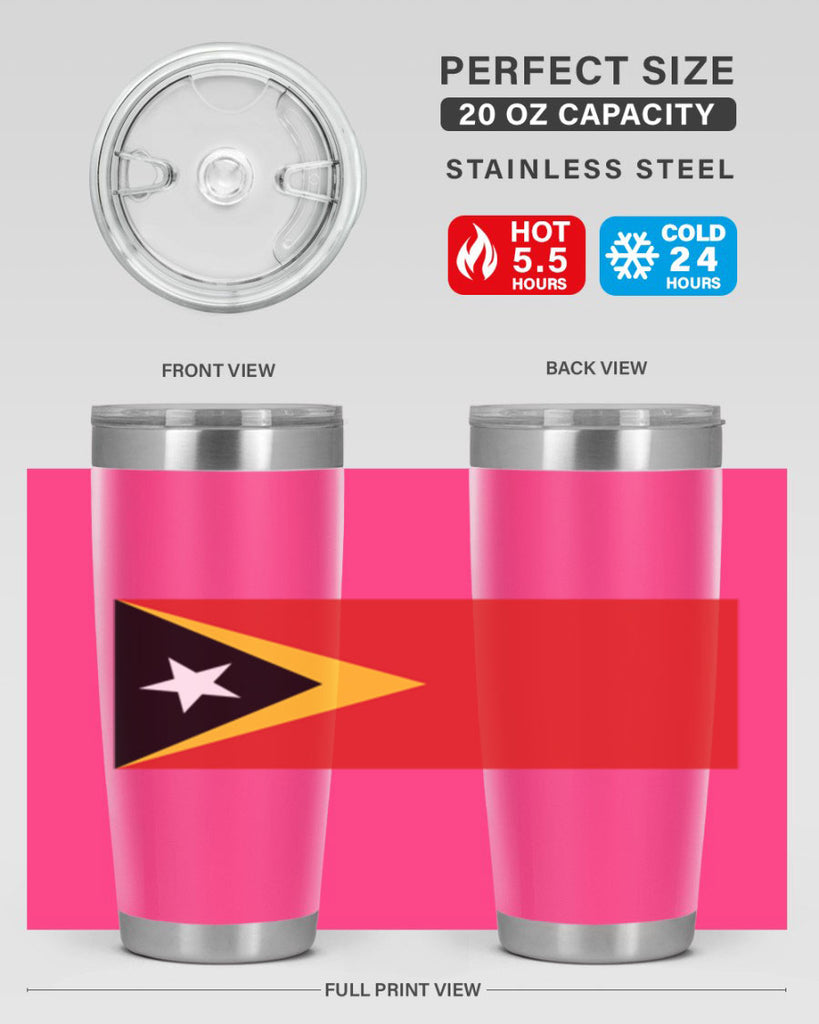 TimorLeste 22#- world flags- Tumbler
