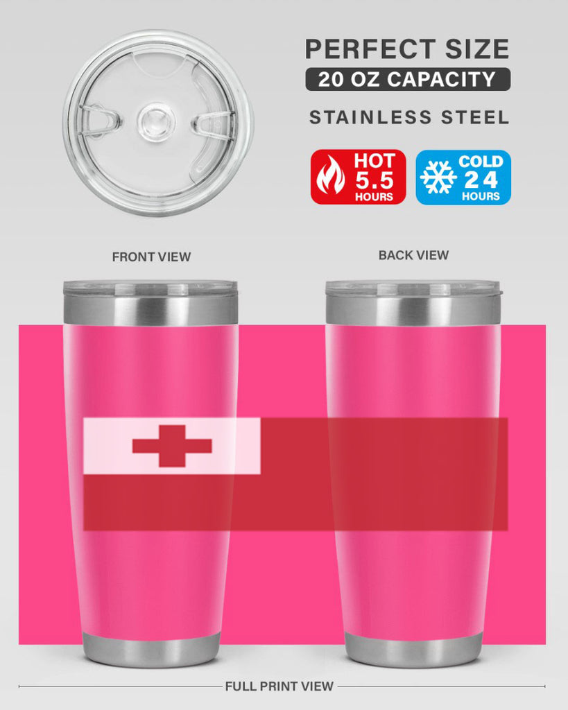 Tonga 20#- world flags- Tumbler