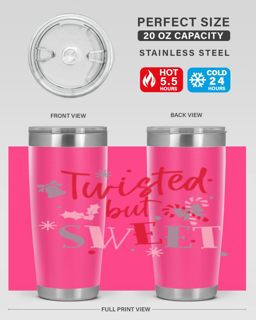Twisted but sweet 424#- winter- Tumbler