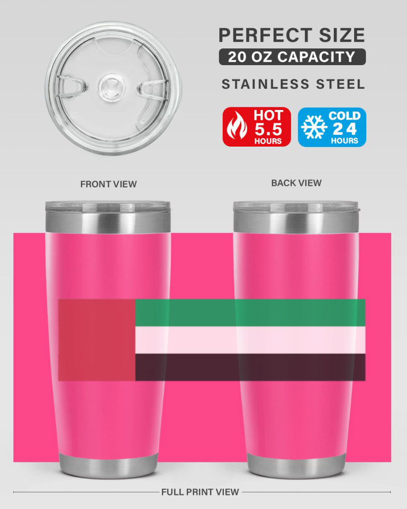 United Arab Emirates 12#- world flags- Tumbler