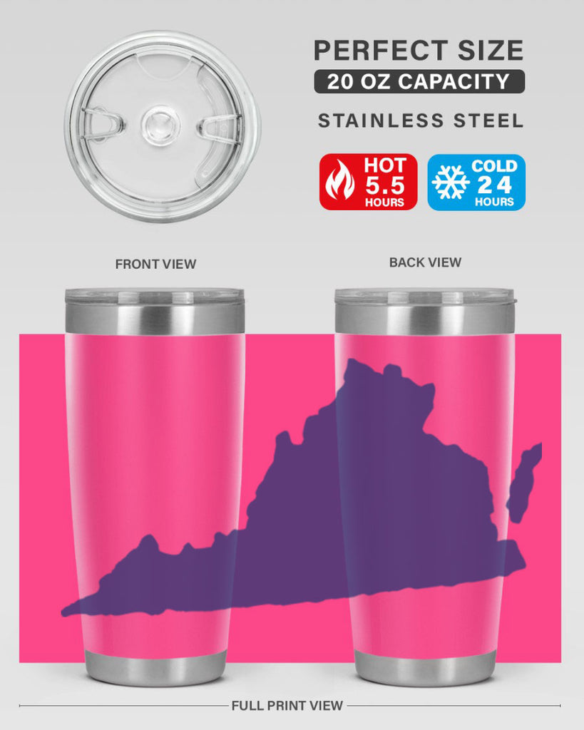 Virginia 5#- stateflags- Tumbler