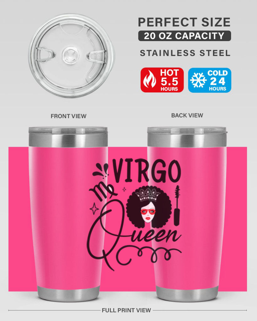 Virgo queen 541#- zodiac- Tumbler