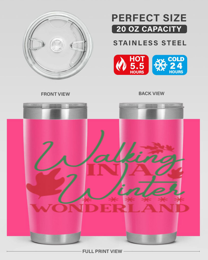 Walking In A Winter Wonderland 438#- winter- Tumbler