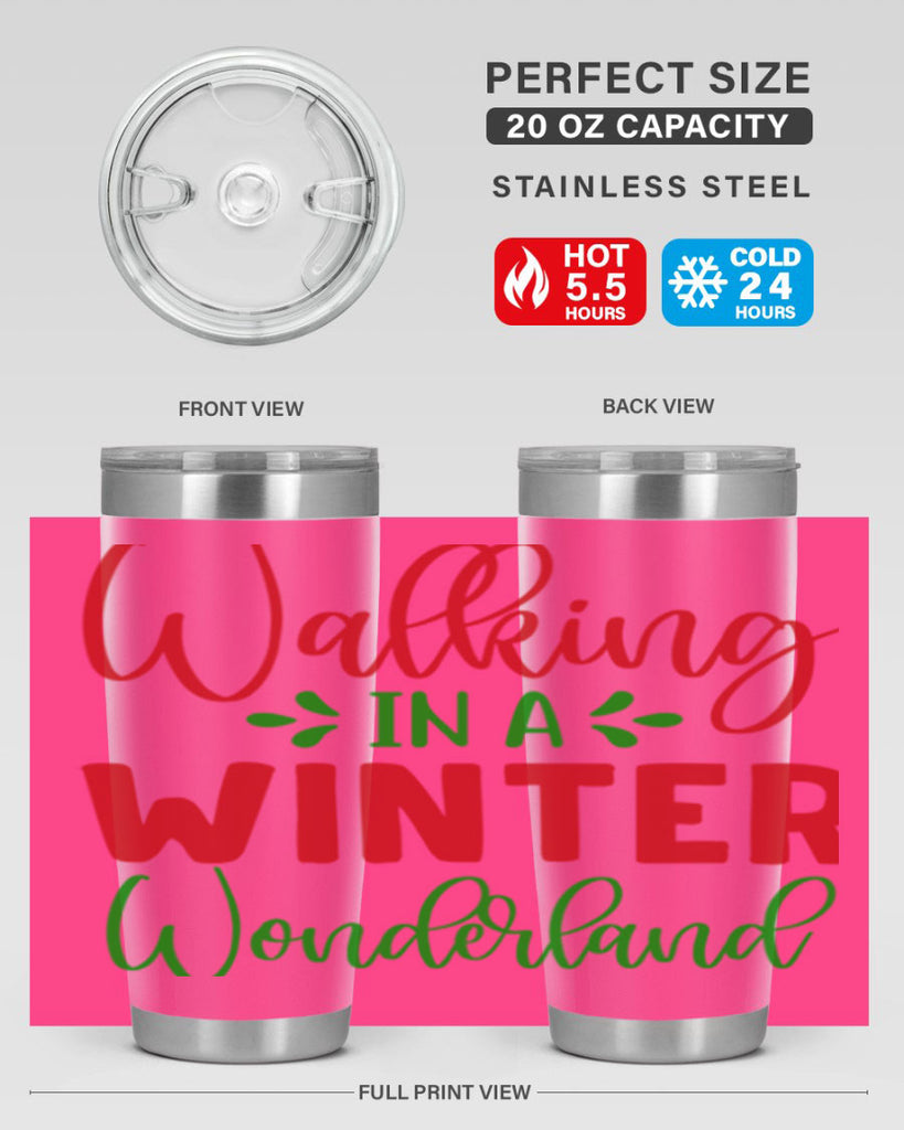 Walking in a Winter Wonderland 436#- winter- Tumbler