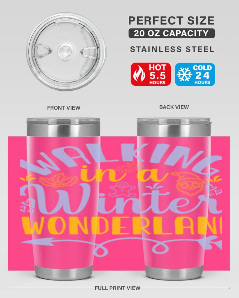 Walking in a winter wonderland440#- winter- Tumbler
