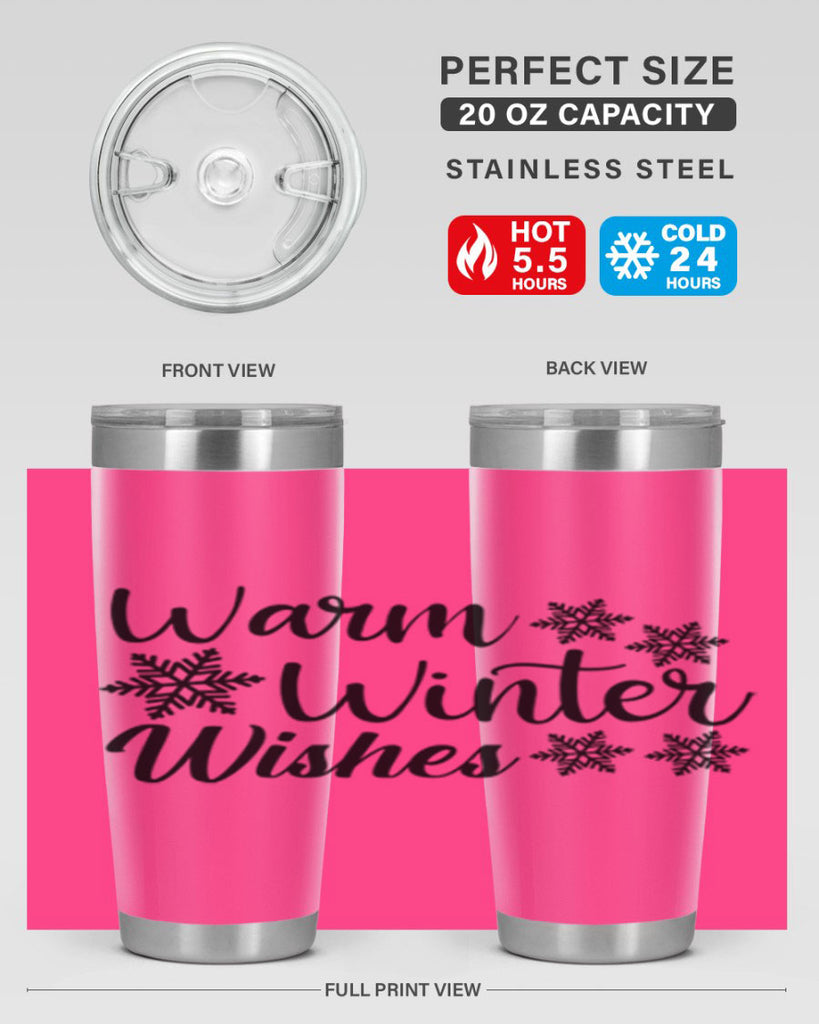 Warm Winter Wishes 466#- winter- Tumbler