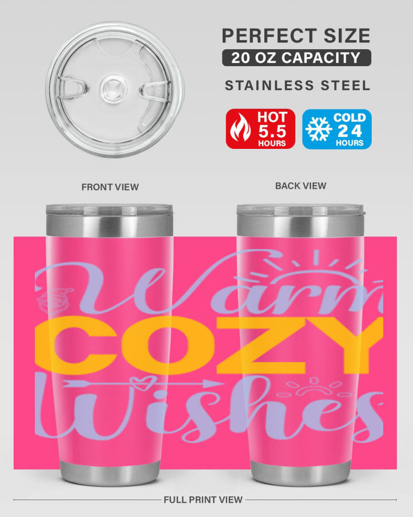 Warm cozy wishes447#- winter- Tumbler