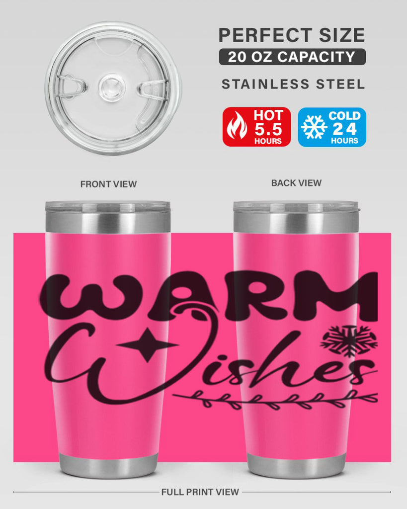 Warm wishes 467#- winter- Tumbler