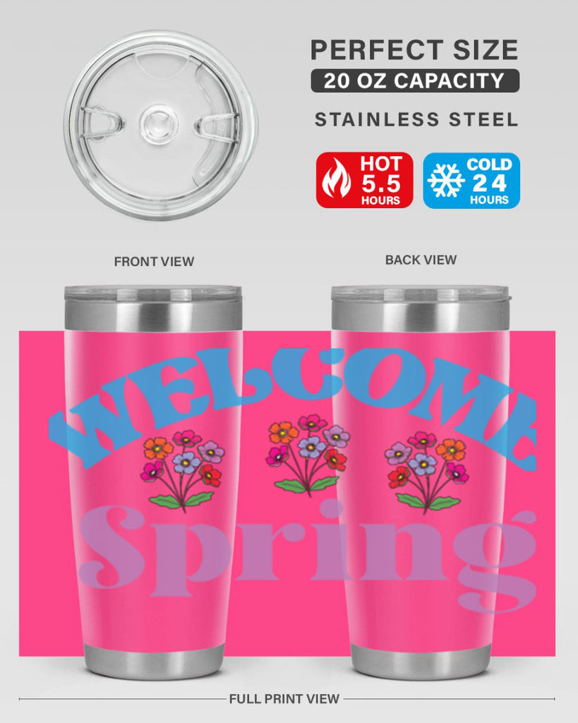 Welcome Spring  600#- spring- Tumbler