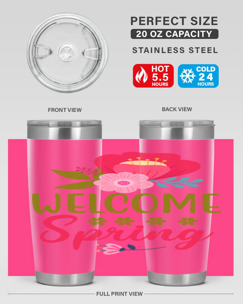 Welcome Spring 582#- spring- Tumbler