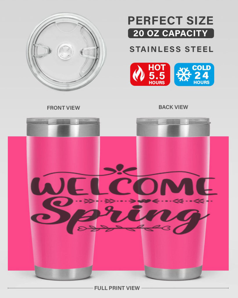 Welcome spring 576#- spring- Tumbler