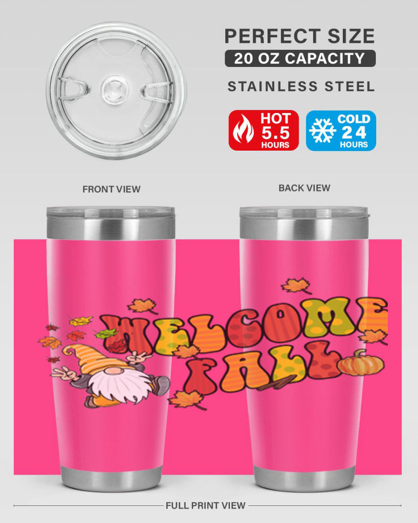 WelcomeFallGnome 637#- fall- Tumbler