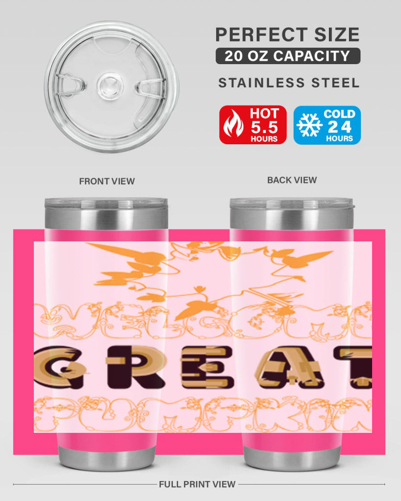 WelcomeGreatPumpkindesign 639#- fall- Tumbler