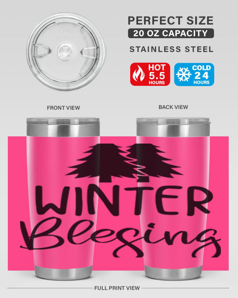 Winter Blesing483#- winter- Tumbler