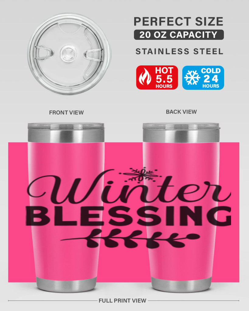 Winter Blessing488#- winter- Tumbler