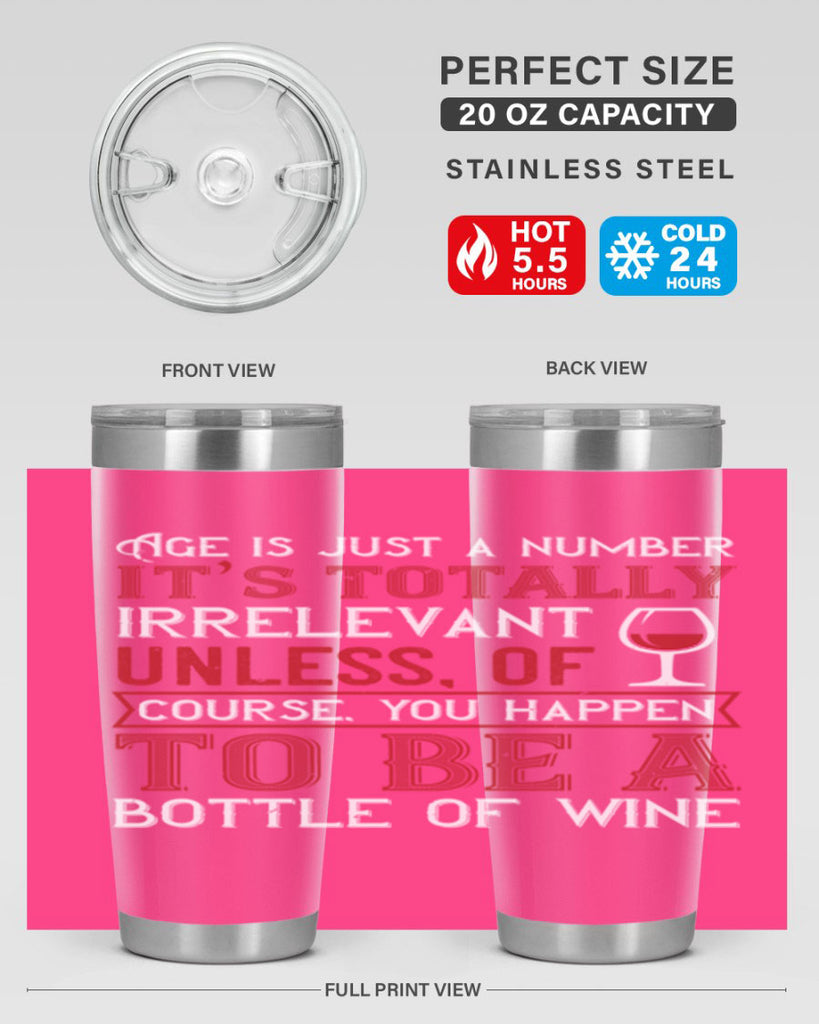 age is just a number its totaly 92#- wine- Tumbler