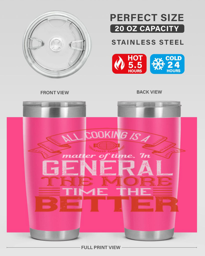 all cooking is a matter of time in general the more time the better 39#- cooking- Tumbler