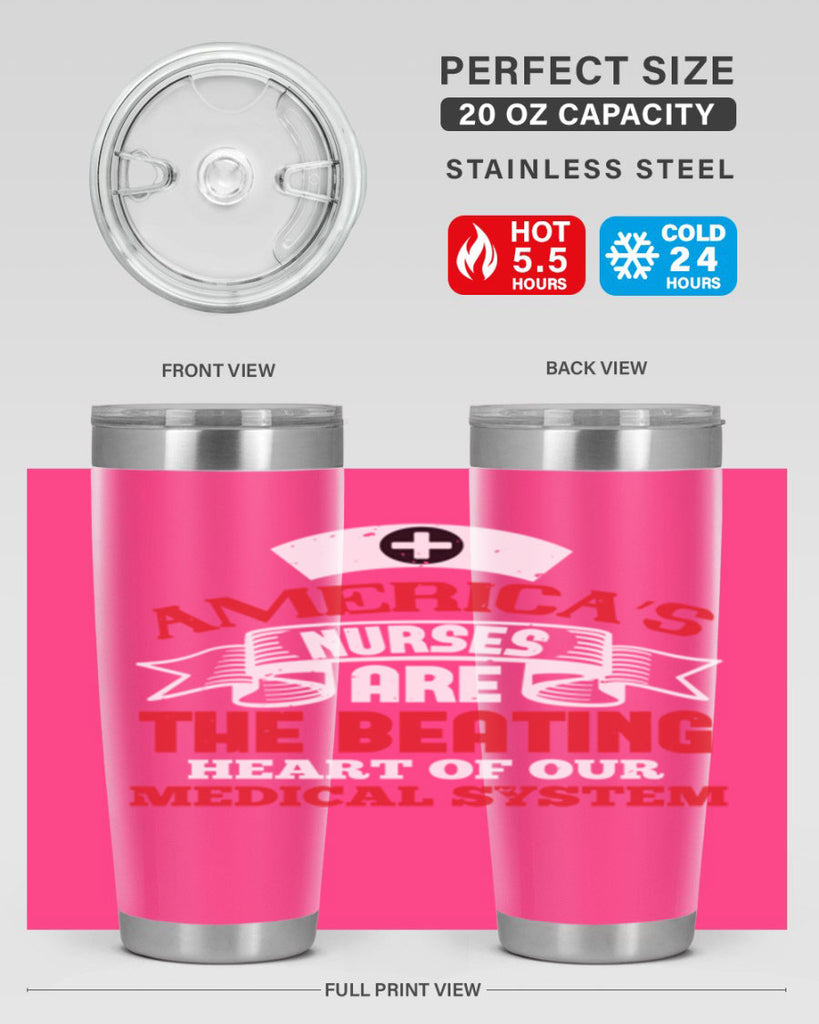 americas nurses are Style 295#- nurse- tumbler