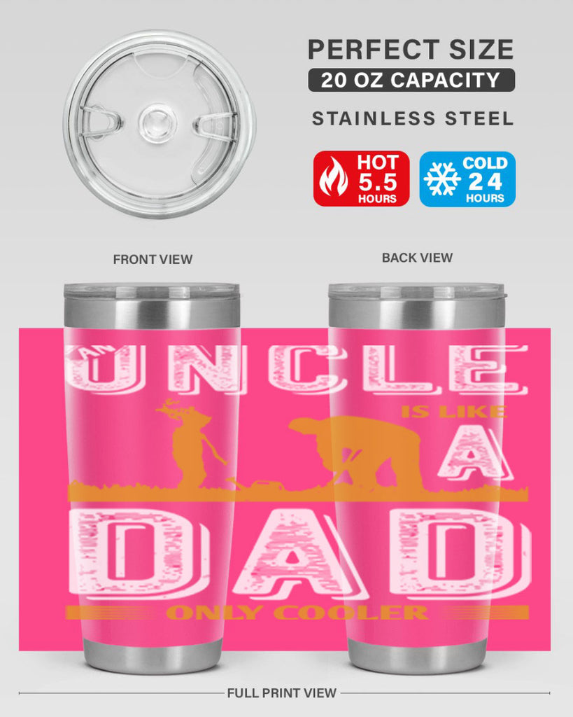 an uncle is like a dad only cooler 167#- fathers day- Tumbler