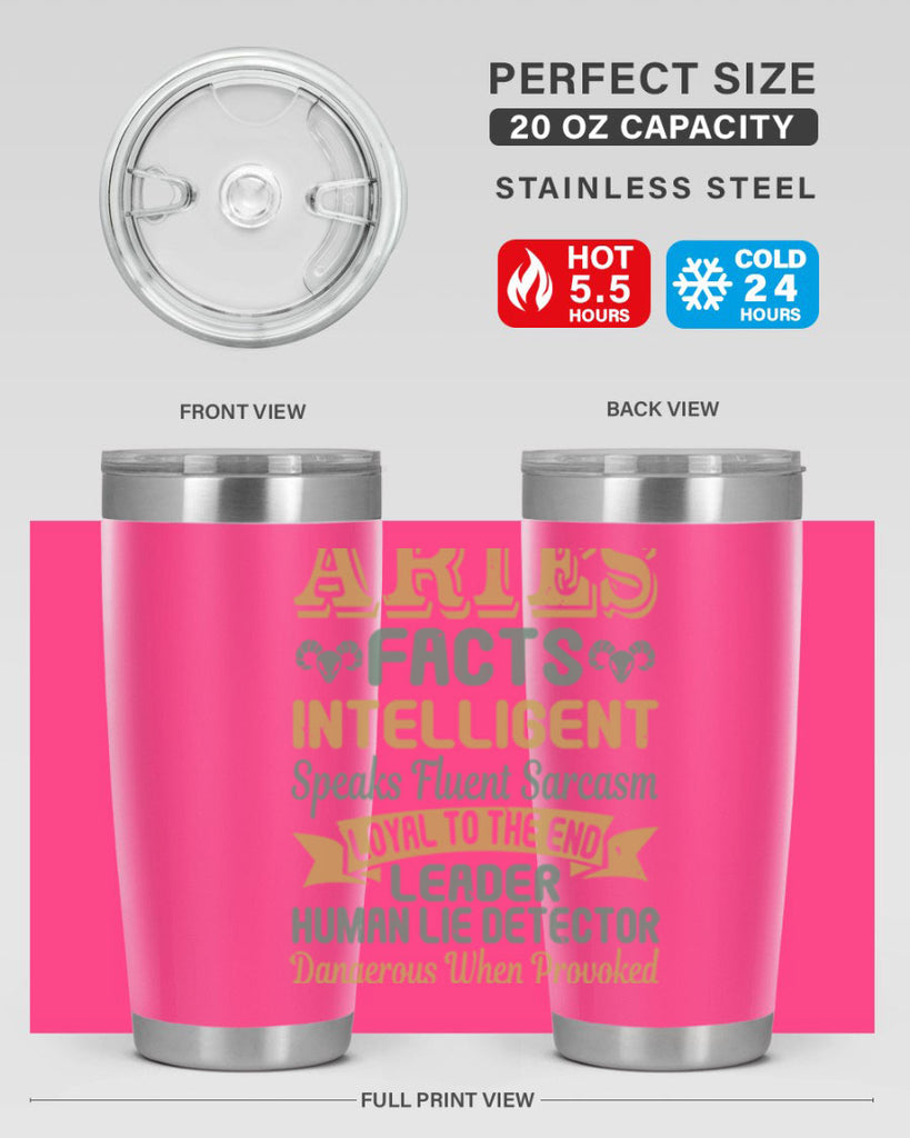 aries 123#- zodiac- Tumbler