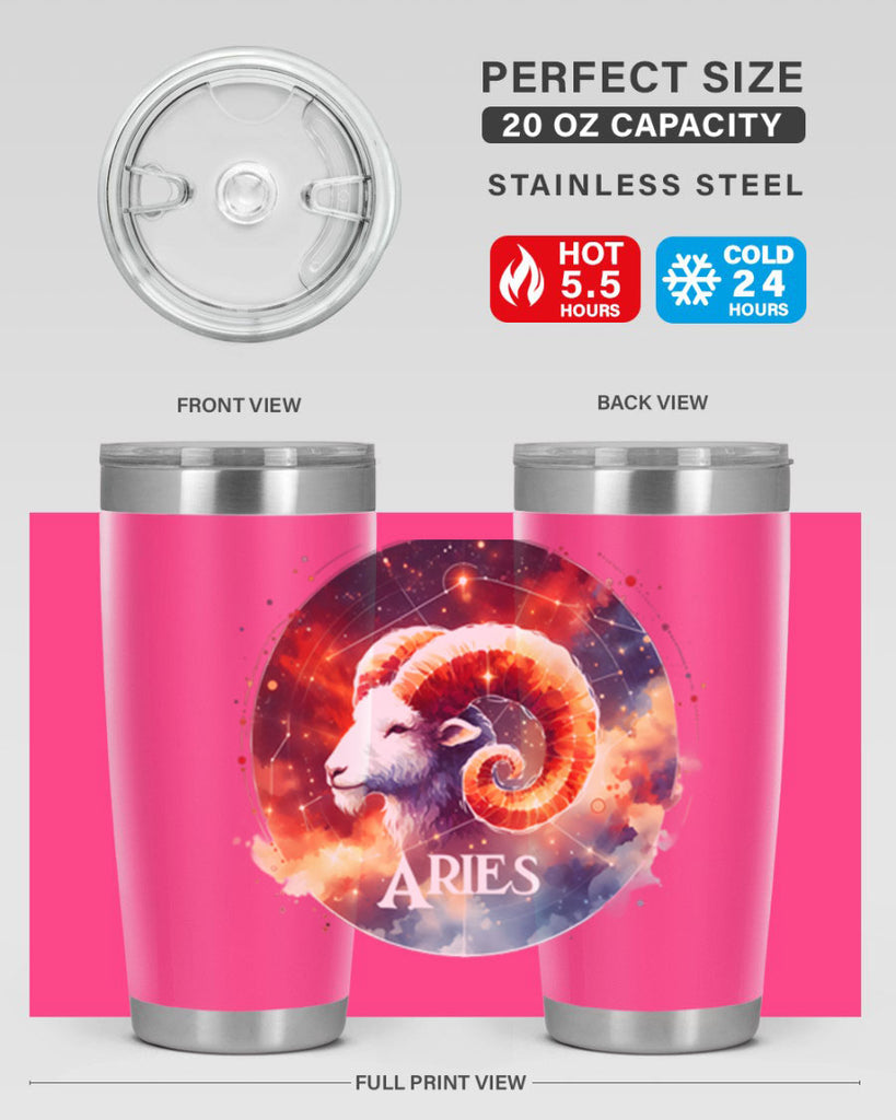 aries 128#- zodiac- Tumbler