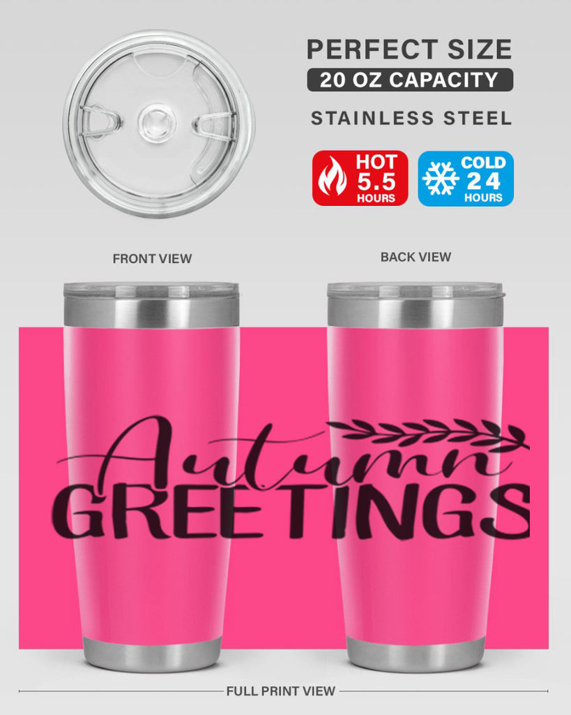 autumn greetings 13#- fall- Tumbler