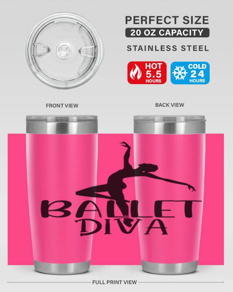 ballet diva6#- ballet- Tumbler