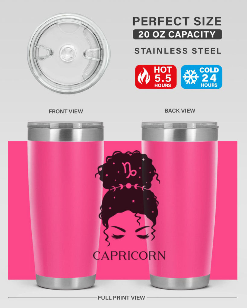 capricorn 204#- zodiac- Tumbler