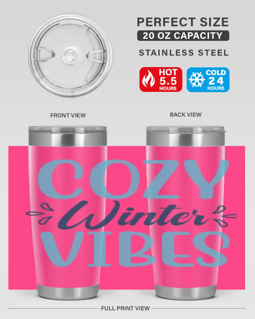 cozy winter vibes 65#- winter- Tumbler