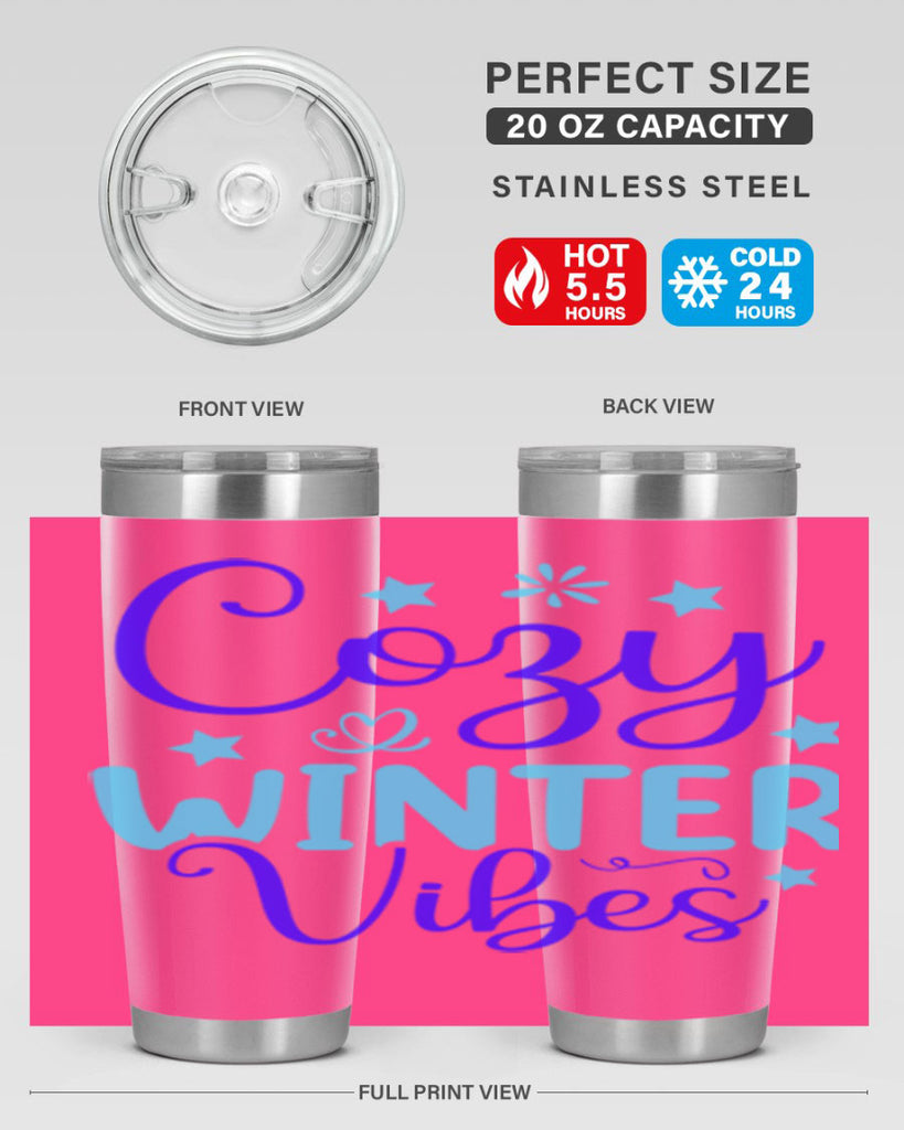 cozy winter vibes 66#- winter- Tumbler